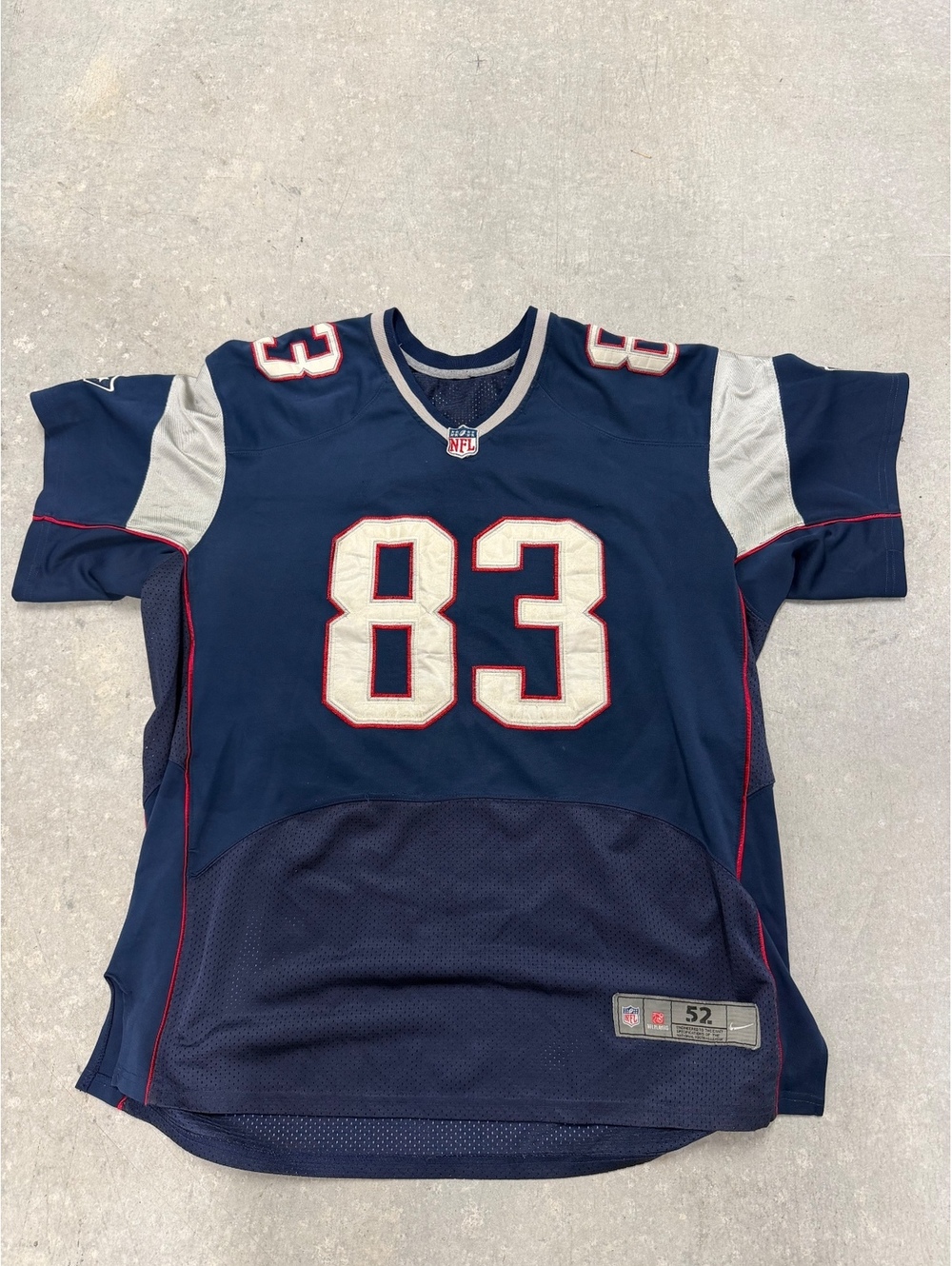 Reebok New England Patriots Wes Welker #83 NFL Football Jersey Mens XL Navy